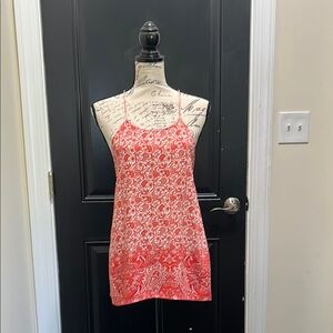 Floral Red Women's Top